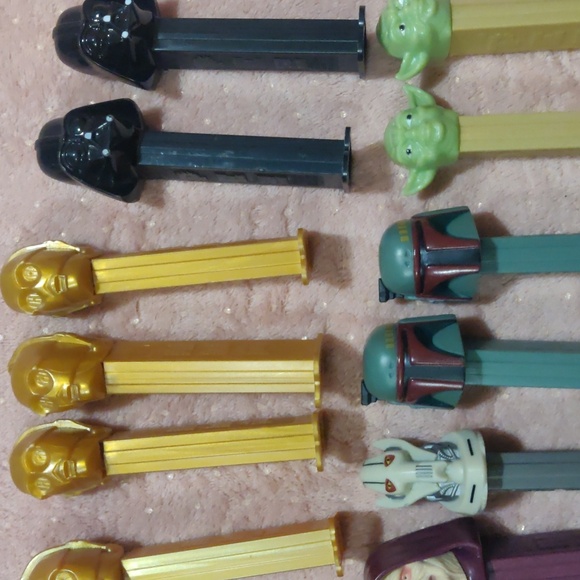 Star Wars Pez Dispensers &1 Eraser - Picture 3 of 11